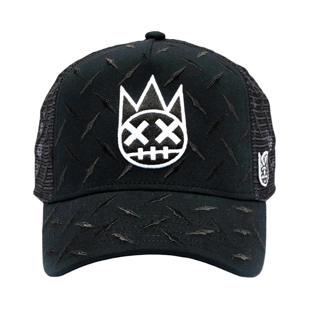 Cult's Diamond Plate Trucker Hat in Black