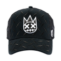 Cult's Diamond Plate Trucker Hat in Black