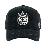 Cult's Diamond Plate Trucker Hat in Black