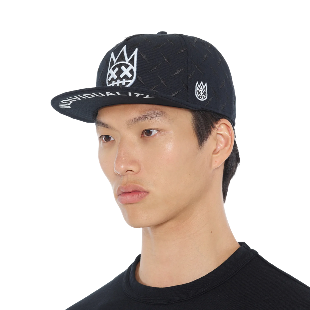 Cult's Diamond Plate Trucker Hat in Black