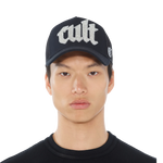Cult's Crystal Cult Script Logo Hat in Black