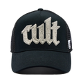 Cult's Crystal Cult Script Logo Hat in Black