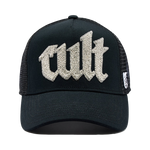 Cult's Crystal Cult Script Logo Hat in Black