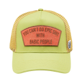 Cult's Logo Mesh Back Trucker Hat "Cant Do Epic Shit" in Green Oasis