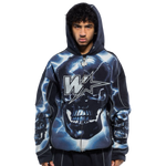 Wrathboy skull fullzip hoodie
