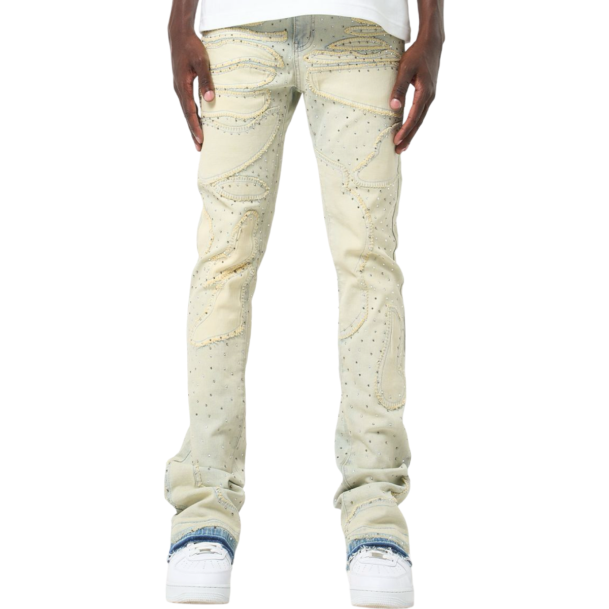 WAIMEA Stacked Denim in STONE WASH, style M8526D