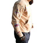 Strong Washed Rhinestone Hoodie A6
