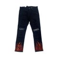 CHENILLE ART W/FLAMES R.STN
