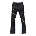 FLARE DENIM W/ STAR & RHINESTONE
