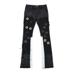 FLARE DENIM W/ STAR & RHINESTONE