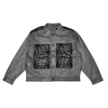 Vegan Leather Jacket / Spyder Web