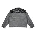 Vegan Leather Jacket / Spyder Web