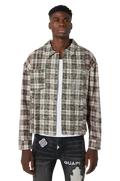 Mocha Crescent Flannel