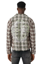 Mocha Crescent Flannel