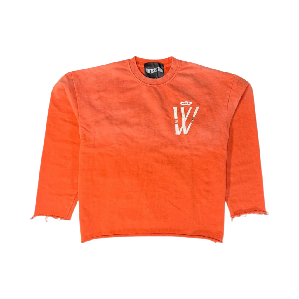 MR. WAVE STUDIO CREWNECK (ACID ORANGE) WDS-9C001C