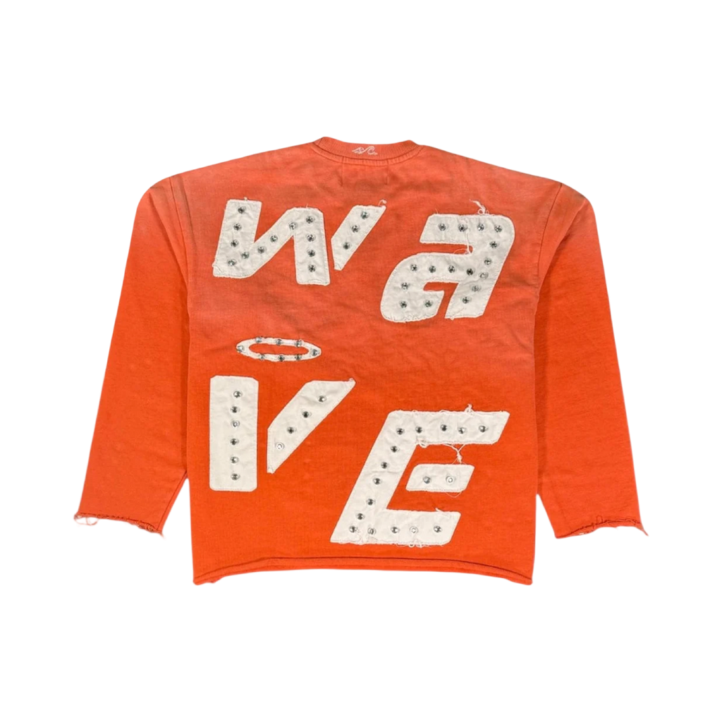 MR. WAVE STUDIO CREWNECK (ACID ORANGE) WDS-9C001C
