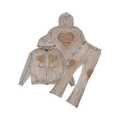 Gunzinii french terry hoodie set ￼