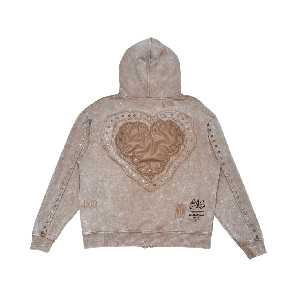 Gunzinii french terry hoodie set ￼