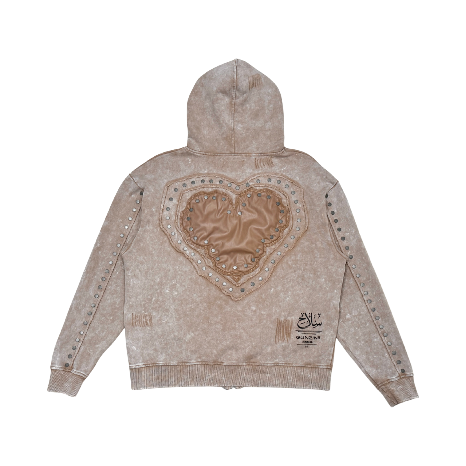 Gunzinii french terry hoodie set ￼