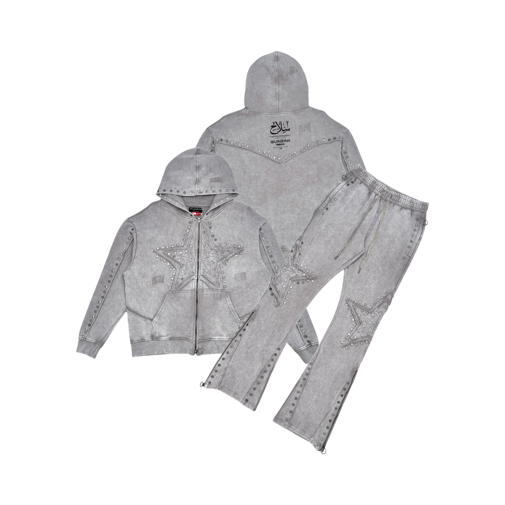 Gunzinii french terry hoodie set