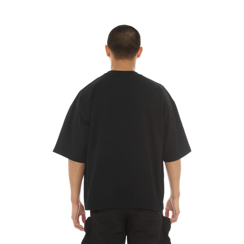OVERSIZED SHORT SLEEVE CREW NECK TEE "BIG APPLE"