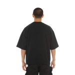 OVERSIZED SHORT SLEEVE CREW NECK TEE "BIG APPLE"