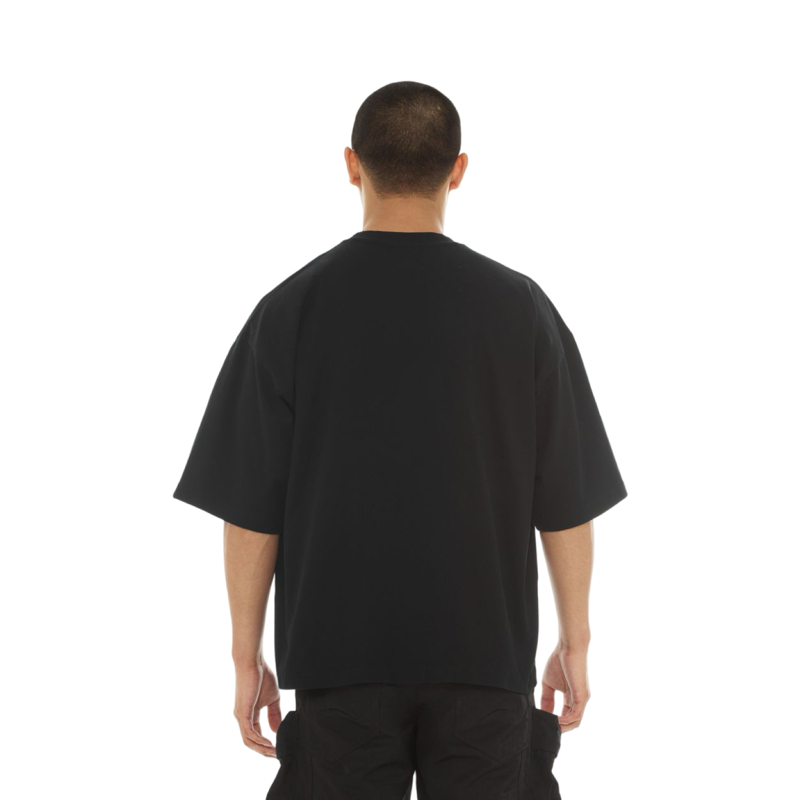 OVERSIZED SHORT SLEEVE CREW NECK TEE "BIG APPLE"