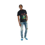SHORT SLEEVE CREW NECK TEE "ALIENS"