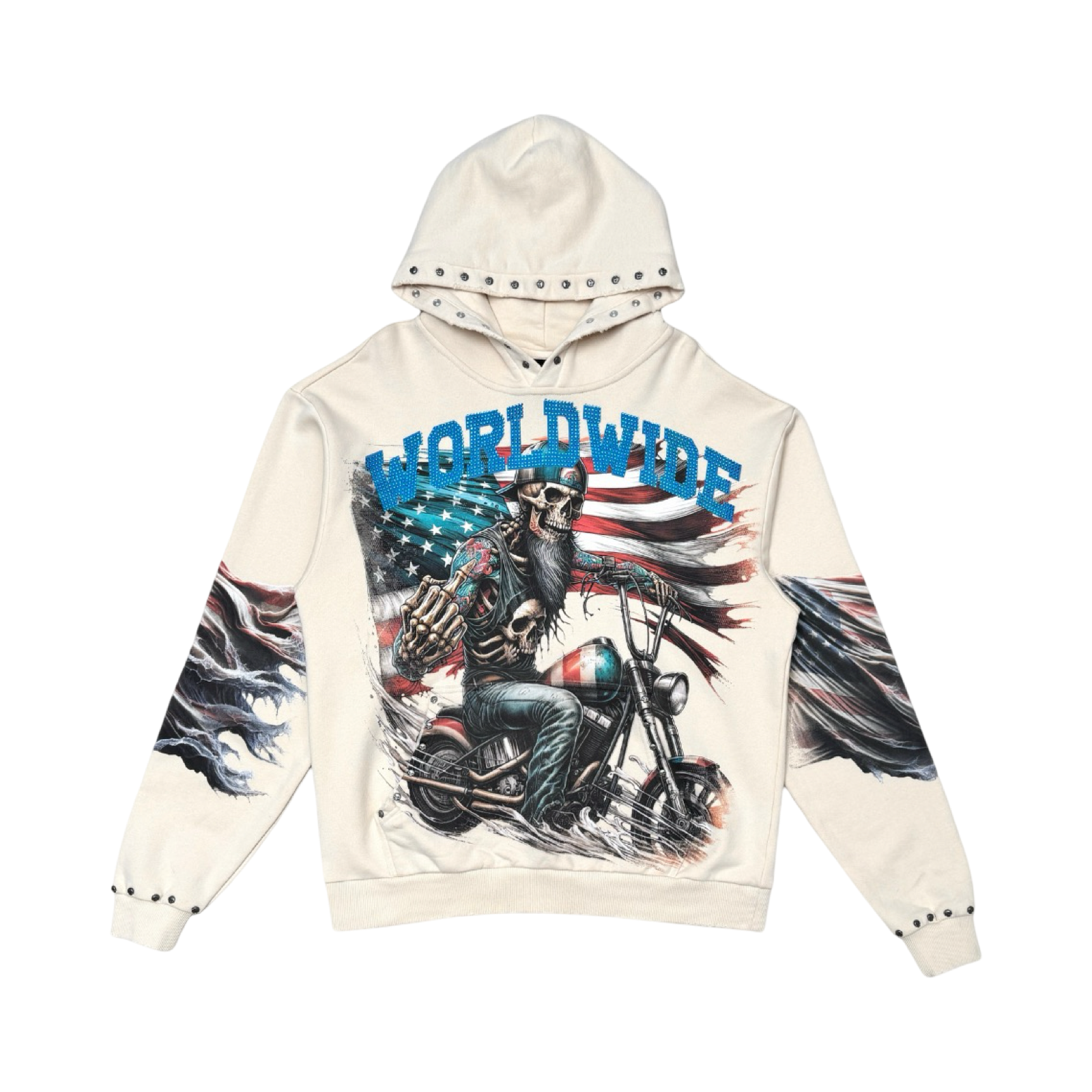 Worldwide pullover hoodie