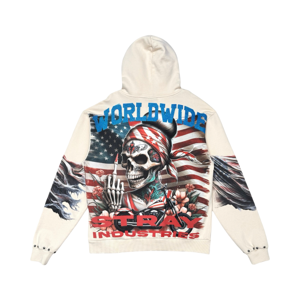 Worldwide pullover hoodie