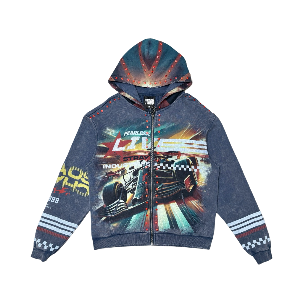 Live fearlessly full zip hoodie