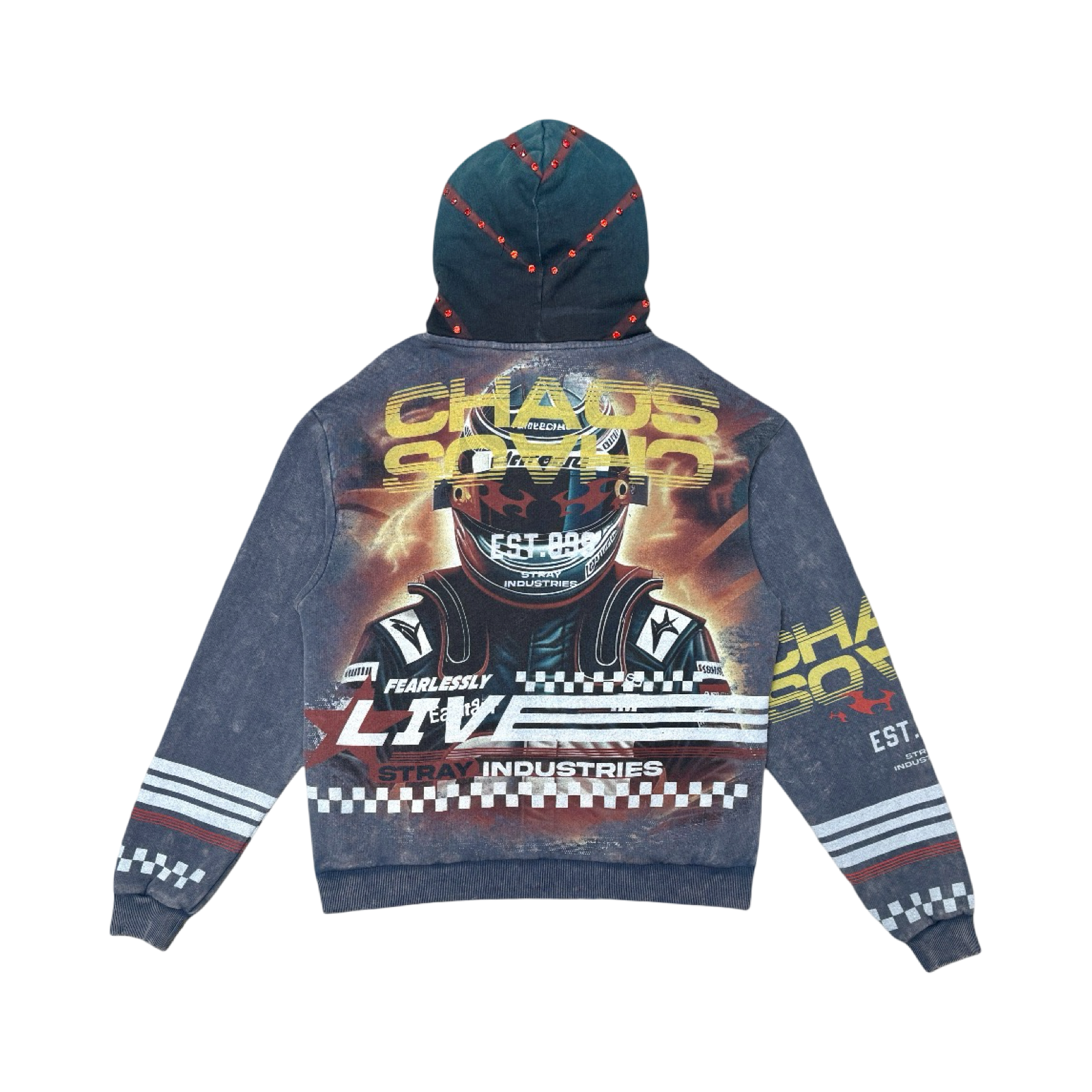 Live fearlessly full zip hoodie