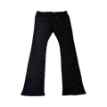 EMBELLISH RHINESTONE FLARE DENIM