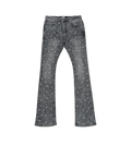 EMBELLISH RHINESTONE FLARE DENIM