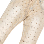 EMBELLISH RHINESTONE FLARE DENIM