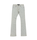 EMBELLISH RHINESTONE FLARE DENIM