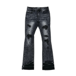 RIP & REPAIR PREMIUM WASH FLARE DENIM