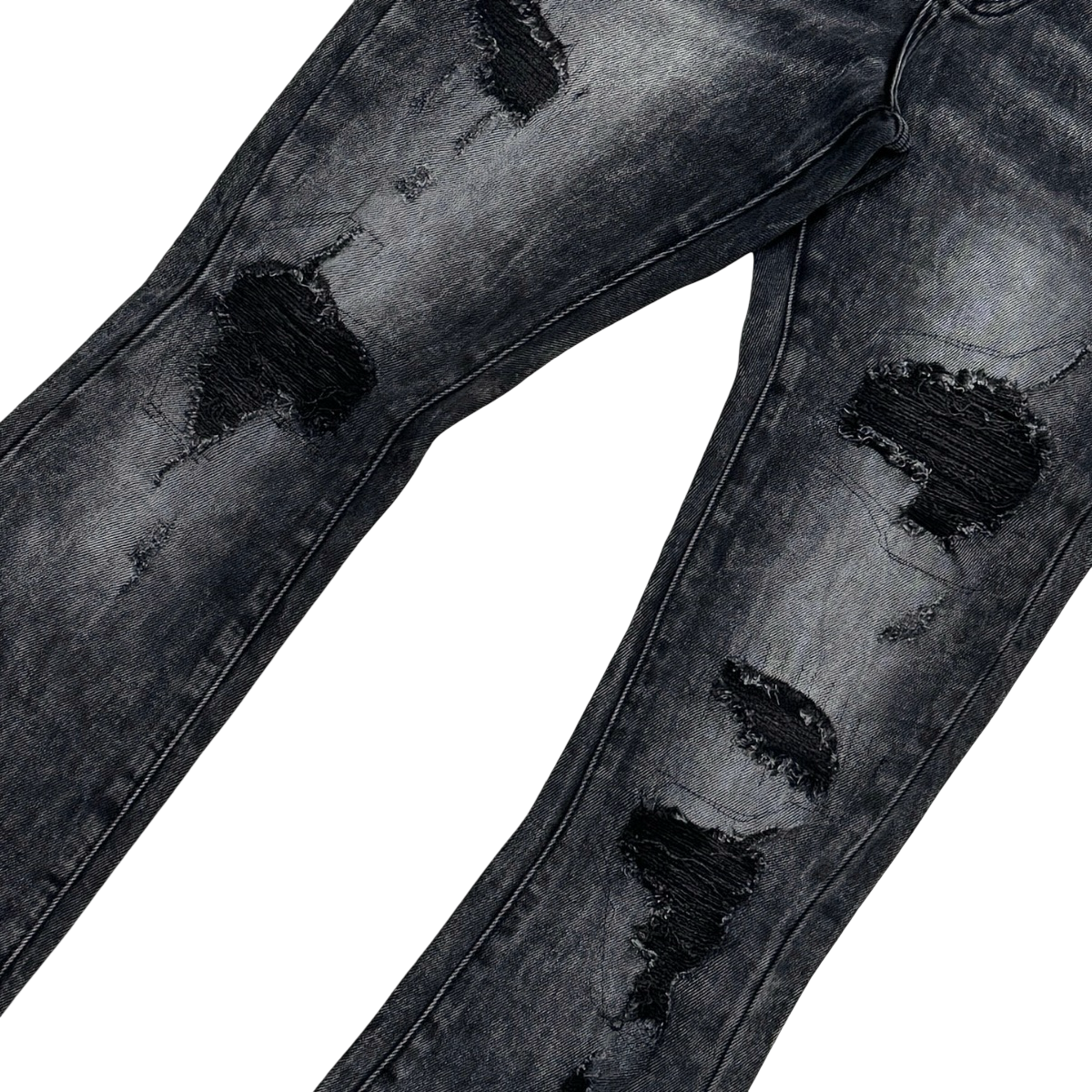 RIP & REPAIR PREMIUM WASH FLARE DENIM