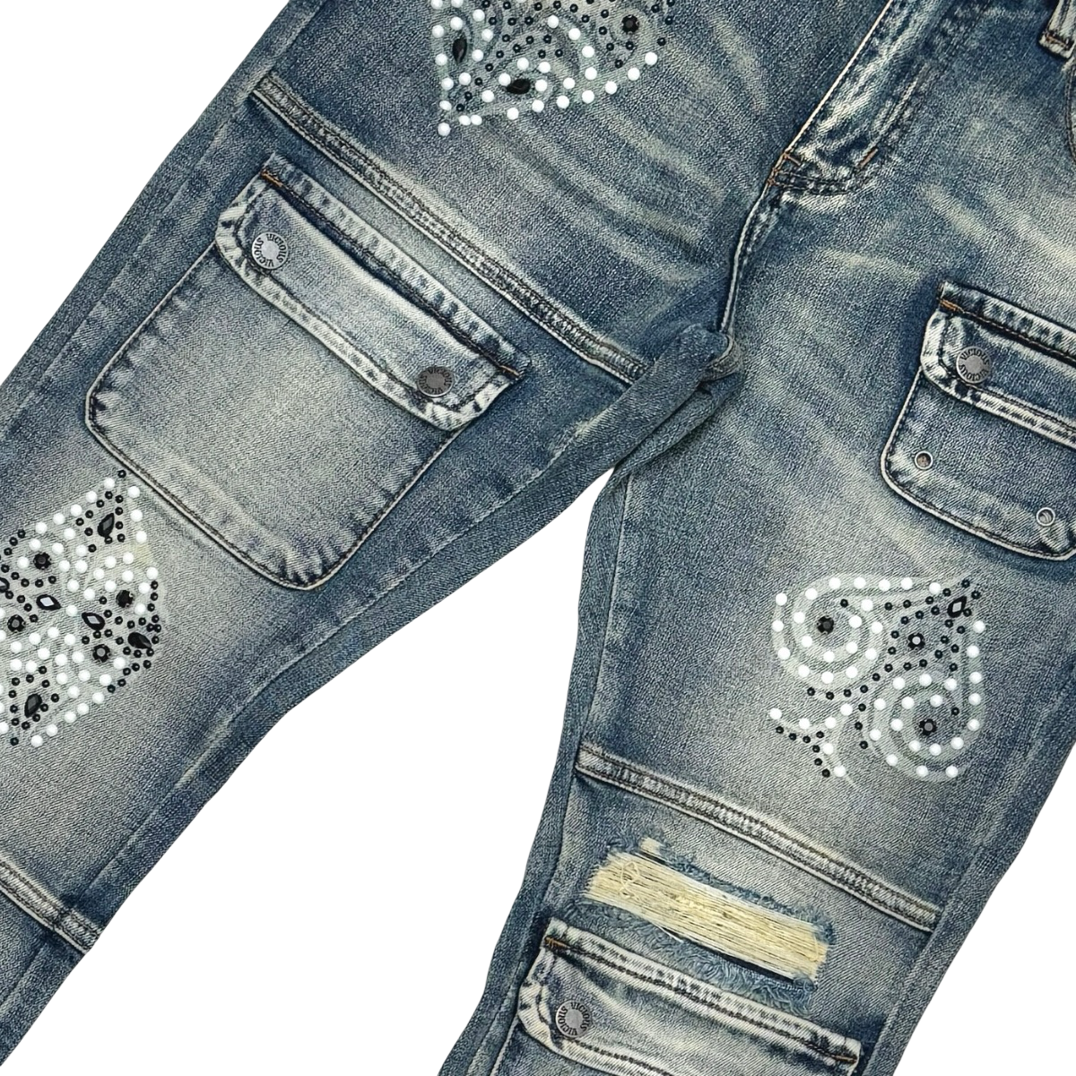 Cargo Lucky Seven Flare Denim