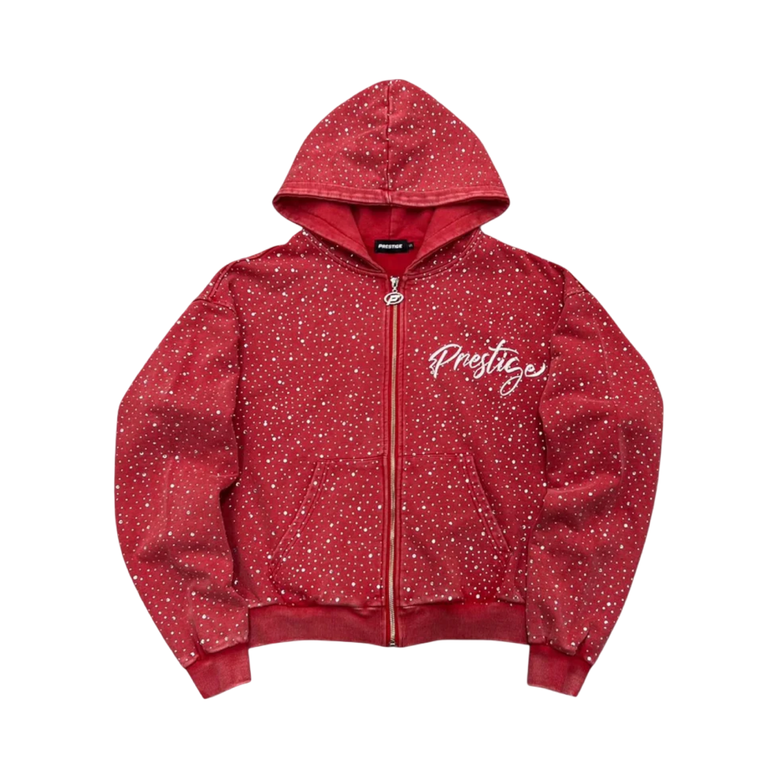 PRESTIGE DIAMOND HOODIE - RED