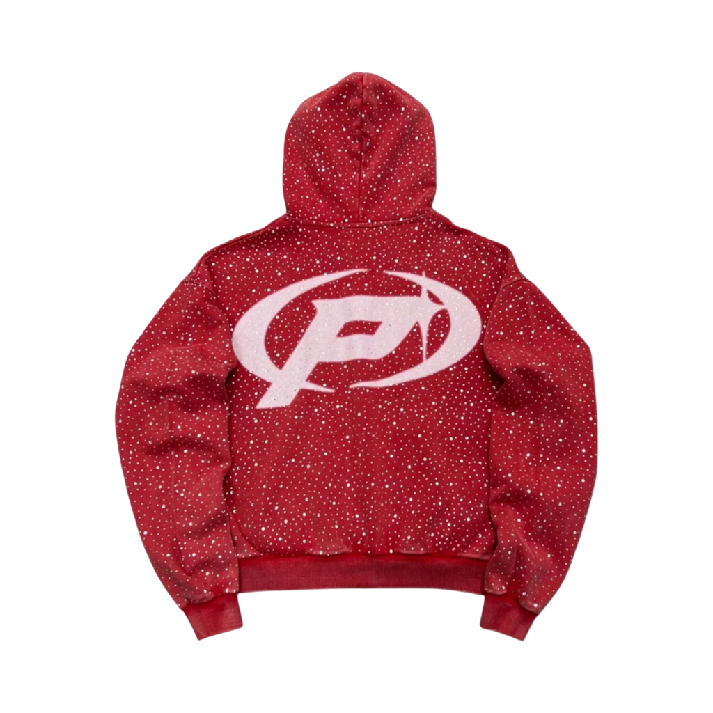 PRESTIGE DIAMOND HOODIE - RED