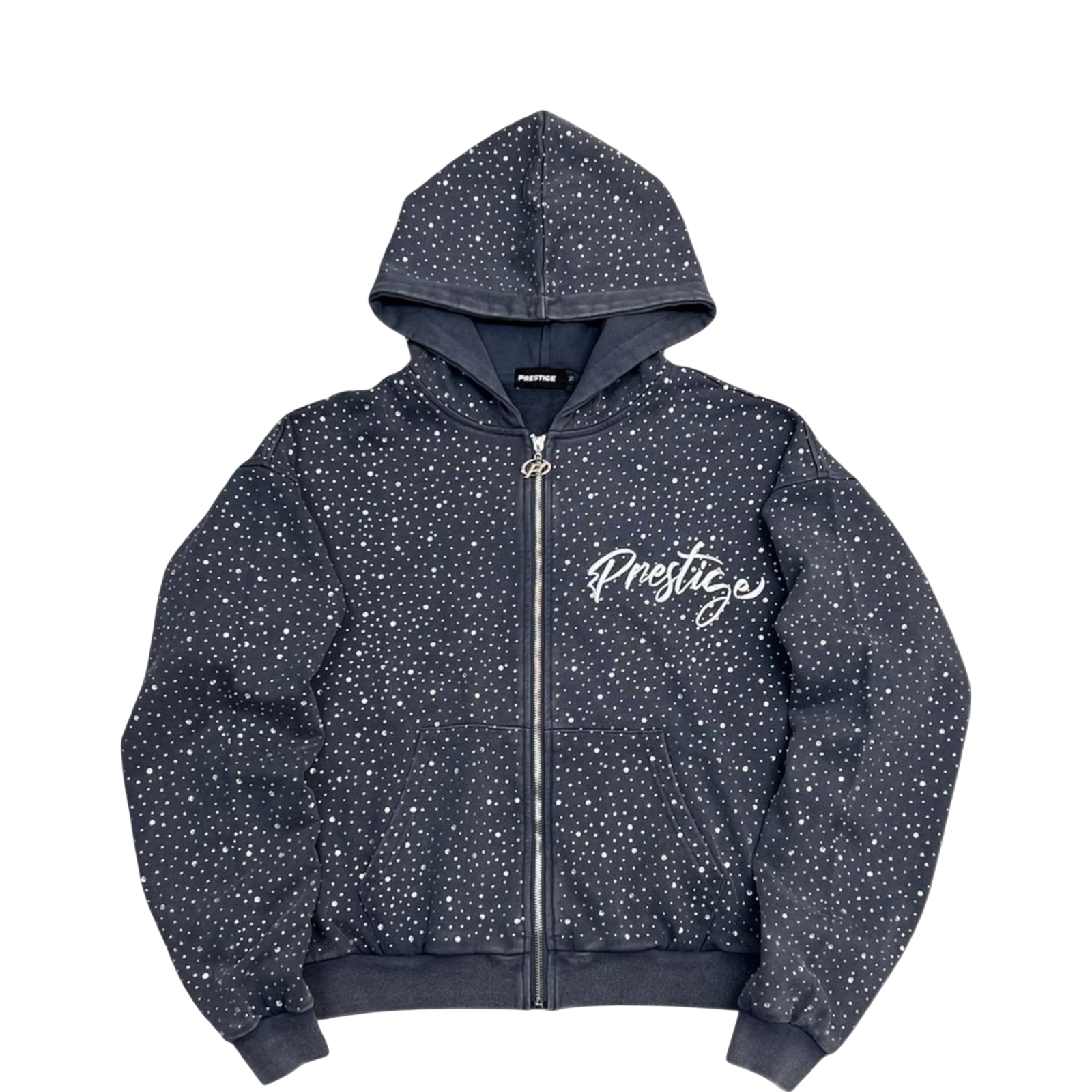 DIAMOND PRESTIGE HOODIE-BLUE