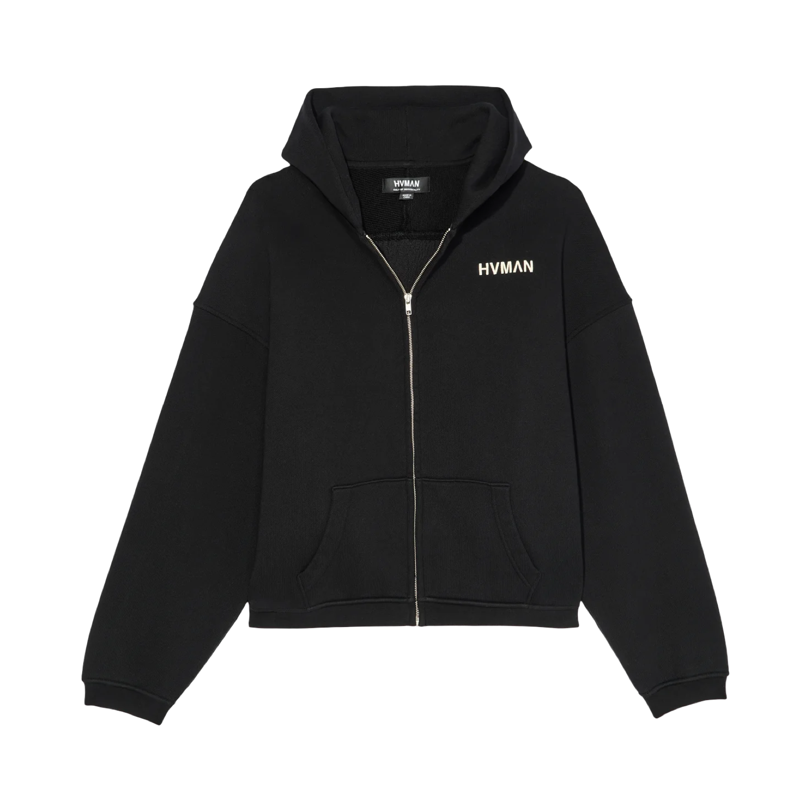 Hvman's Full Zip Sweatshirt in Black