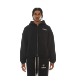 Hvman's Full Zip Sweatshirt in Black