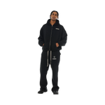Hvman's Full Zip Sweatshirt in Black