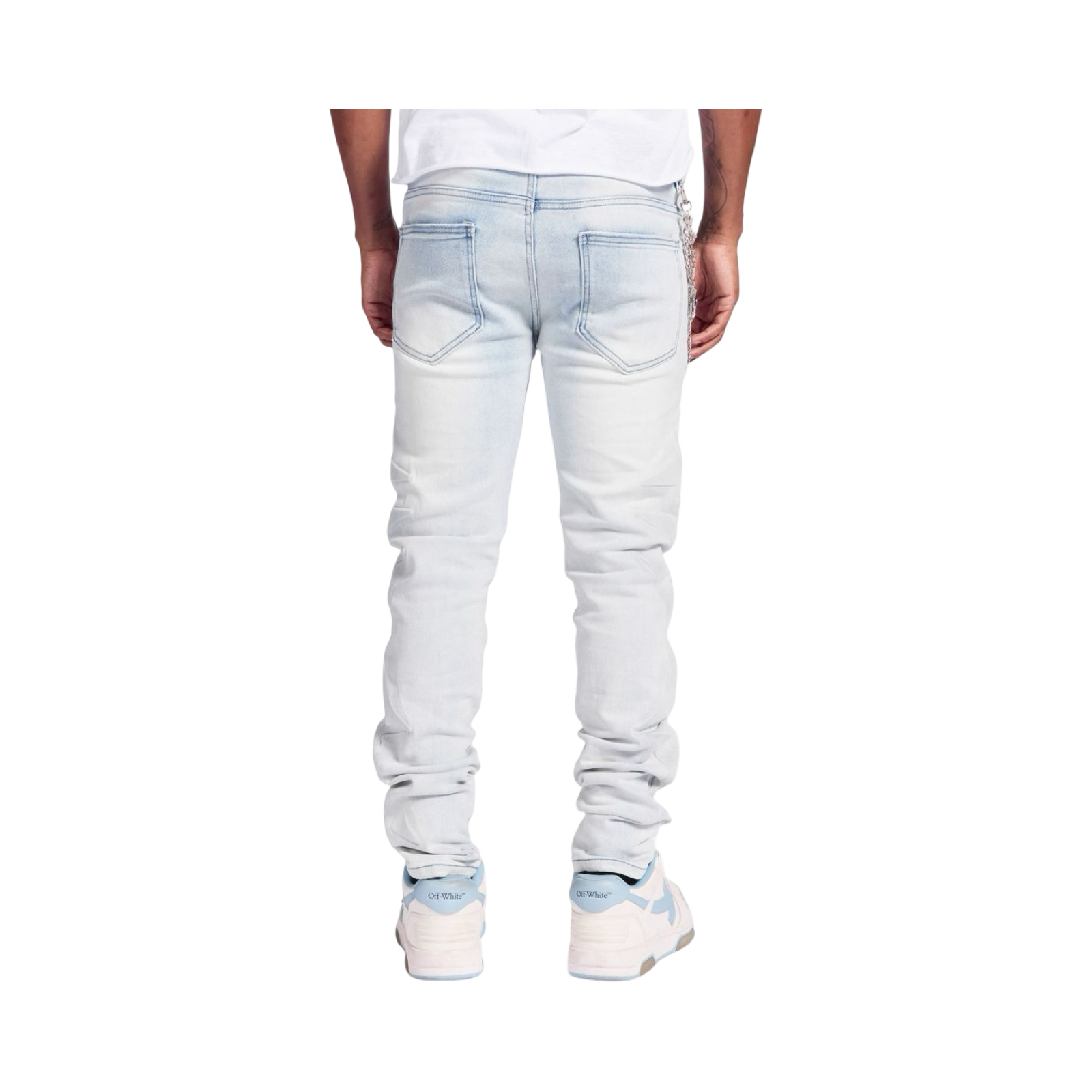 "NINJA" EMBOSSED JEANS