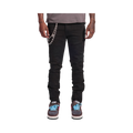 "NINJA" EMBOSSED JEANS