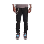 "NINJA" EMBOSSED JEANS