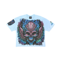 Burning skull tshirt