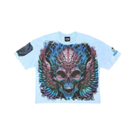 Burning skull tshirt